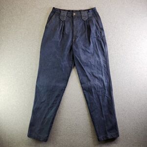 Vintage Rocky Mountain Jeans Womens 29 Blue Bareback High Rise Tapered Pleated